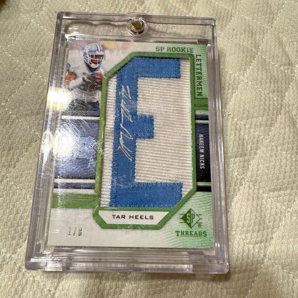 2009 sp threads indianapolis colts auto hakeem nicks 1/1 mint condition - Picture 1 of 3